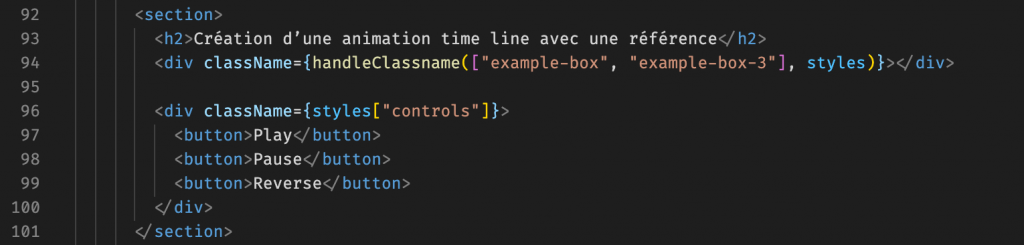 Code html de contrôle